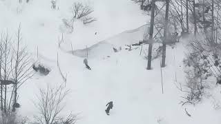 Snowy Tanigawadake Ropeway in Minakami [upl. by Wan]