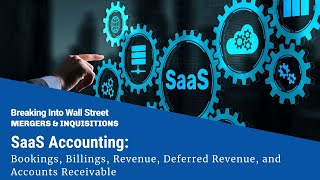 SaaS Accounting Revised Bookings Billings Revenue Deferred Revenue and More [upl. by Erdnua]