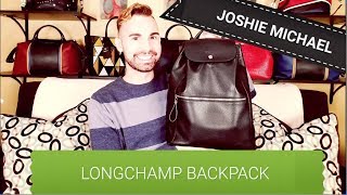 LONGCHAMP Le Foulonné Backpack REVIEW [upl. by Nelav]