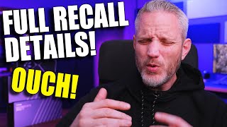 The RECALL is official URGENT INFO [upl. by Akinahs804]