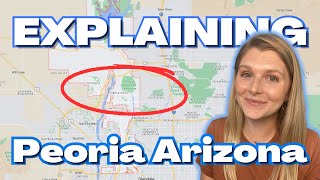 TOP Phoenix AZ Suburbs Living in Peoria Arizona Map Tour Moving to Peoria Arizona [upl. by Faxen]