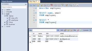 SQL Tutorial  14 The SELECT Query [upl. by Ruiz646]