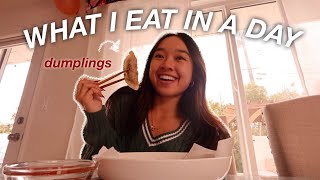 WHAT I EAT IN A DAY  Vlogmas Day 19 [upl. by Meill]