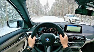 2018 BMW 530d  POV Test Drive [upl. by Eelanna]