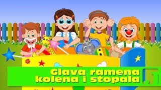 Glava ramena kolena i stopala  Dečije pesme  Head Shoulders Knees and Toes [upl. by Chivers512]