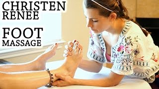 Swedish Foot Massage Therapy Full Body Massage Series Relaxing Music amp ASMR Soft Voice [upl. by Dieball]