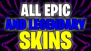 All Epic And Legendary Character Skins Arsenal  ROBLOX [upl. by Adlog]