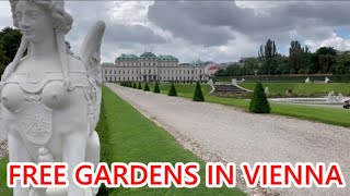 Vienna Austria Belvedere Gardens Palace 4K [upl. by Malkin]