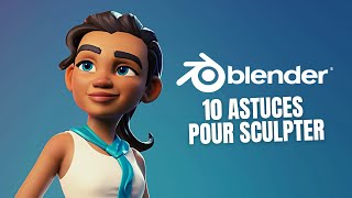 12 Astuces pour Sculpter sur Blender  Tuto débutant [upl. by Anirazc]