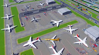 I Accidentally Built the BUSIEST Cargo Airport Ever in Cities Skylines [upl. by Clint]