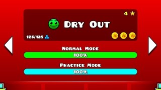 Geometry Dash Walkthrough  Level 4 Dry Out ALL COINS [upl. by Robinetta]