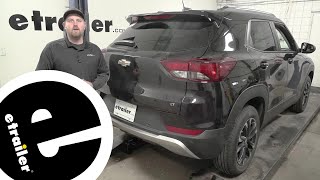 etrailer  How to Install Curt Trailer Hitch Receiver on your 2021 Chevrolet Trailblazer [upl. by Jacobah]