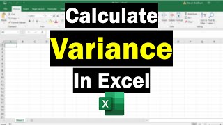 How To Calculate Variance In Excel Sample And Population [upl. by Trojan539]