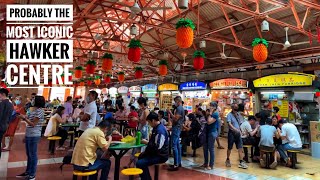 SINGAPORE HAWKER CENTRE TOUR  MAXWELL FOOD CENTRE [upl. by Enileoj]