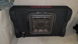 Best Subwoofer for Familiy vehicles and Pickup trucks and More 12 inch kicker L7t  part 1 [upl. by Ecinom476]