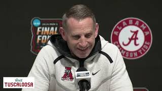 Nate Oats and Mark Sears address the media on Friday afternoon ahead of Final Four game vs UConn [upl. by Lounge]