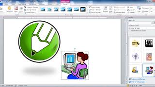 Insert Picture Clip art and Smart Art in Ms Word in Hindi [upl. by Chaffinch]