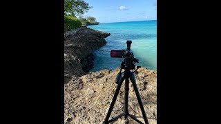 Caribbean Ambience 1 Hour Loop of Barbados Waves 4K Video [upl. by Eelarac]