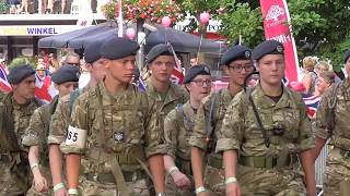 4 Days Marches Nijmegen 2017 day 2 Wijchen part 4 of 8 videos all military and some others [upl. by Gnuy]