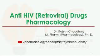 Anti HIV AIDS Drugs Pharmacology  AIDS  AIDS Therapy [upl. by Grory]