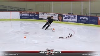 xHockeyProducts Camp Series  Ideas for your Hockey Camp  Drill 2 [upl. by Eramat]