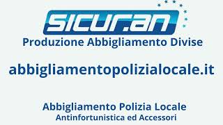 Sicuran Produzione Divise Abbigliamento Polizia Locale Abbigliamento Polizia Municipale [upl. by Yuhas220]