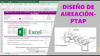 Diseño de Aireación  PTAP plantilla excel profesional [upl. by Alayne]