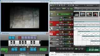 Mixcraft 6 Tutorial Composing Movie Score Soundtrack with Virtual Instruments Example [upl. by Seebeck419]