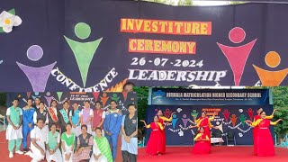 Investiture Ceremony 2024 Nirmala Matric Hr Sec School [upl. by Ahtikal311]