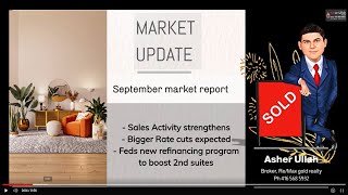 September market report  Sales Activity strengthens [upl. by Yrolg]