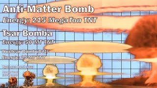 Nuclear Explosion Power Comparison [upl. by Airakaz220]