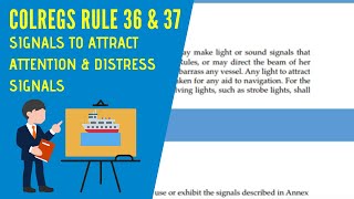 IRPCS Masterclass Rules 36 amp 37 Signals to Attract Attention amp Distress Signals [upl. by Ahsiam]