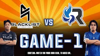 RSGPH VS BLACKLIST  GAME1  FINAL DAY highlights  mobilelegends [upl. by Manly]