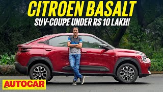 Citroen Basalt  All details on the SUV with a difference  First Look  Autocar India [upl. by Ferdinande]