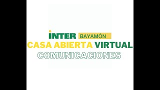 Comunicaciones Inter Bayamón [upl. by Ardnasal]