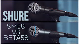 ¡COMPARACIÓN DEL SHURE SM58 VS BETA 58 ¿CUAL DEBES COMPRAR [upl. by Aubrey]