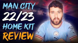 MAN CITY 202223 PUMA HOME SHIRT  KIT REVIEW [upl. by Saalocin]