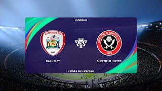 Barnsley vs Sheffield United 27082024 EFL Cup PES 2021 [upl. by Adaynek]