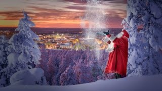 Santa Claus presents Welcome to Rovaniemi my official hometown in Lapland Finland [upl. by Nauaj837]