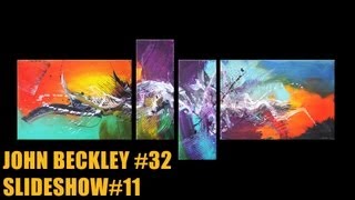 Abstract painting Slideshow 11 HD Video  John Beckley [upl. by Enttirb]