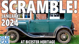 The BICESTER SCRAMBLE JANUARY 2024 car show [upl. by Annahsad]