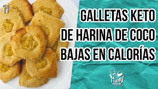 🍪🥥GALLETAS RELLENAS KETO CON HARINA DE COCO  KETO COCONUT FLOUR COOKIES  Manu Echeverri [upl. by Hsakiv]