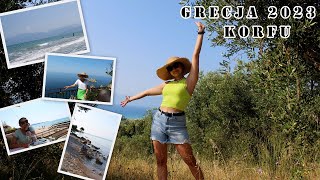 Travel vlog GRECJA Acharavi Korfu  urlop 2023 Ostatni podróżniczy odcinek   vlog152023 [upl. by Etty]