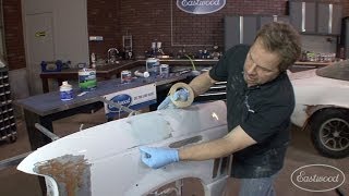 How To Apply Body Filler  Mixing Spreading Sanding amp Tips  Part 3 of 3  Kevin Tetz at Eastwood [upl. by Bj]