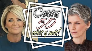 NUEVOS CORTES 2024 Cabello CORTO MUJER 50 años y más Tendencia Femenina [upl. by Meras]