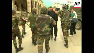 YUGOSLAVIA KOSOVO PEC KLA SOLDIER ARRESTED [upl. by Tobye]