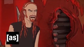 Murderface Favors Skwisgaar  Metalocalypse  Adult Swim [upl. by Philbert]