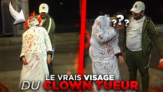 CHOQUE JE DÉCOUVRE LE VRAI VISAGE DU CLOWN TUEUR 😱 [upl. by Bruner]