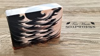 Clamshell Technique ITPS Cold Process Soap Making December 2018 Soap Challenge 1 [upl. by Lukash]