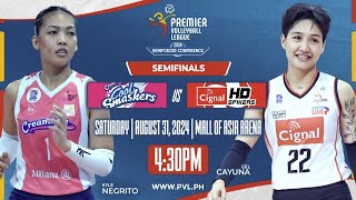 CREAMLINE vs CIGNAL  Full Match  Semifinals  2024 PVL Reinforced Conference [upl. by Orlantha]